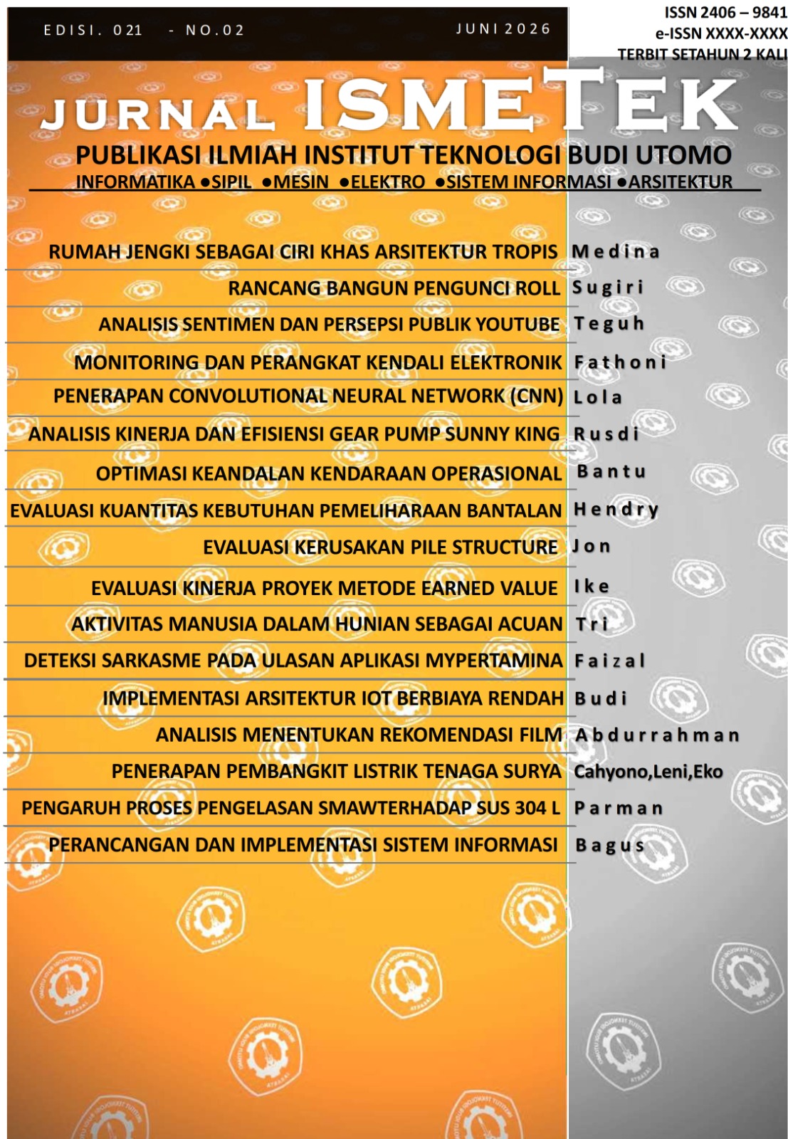 					Lihat Vol 21 No 2 (2026): JURNAL  ISMETEK Vol.21 No.2, JUNI 2026
				